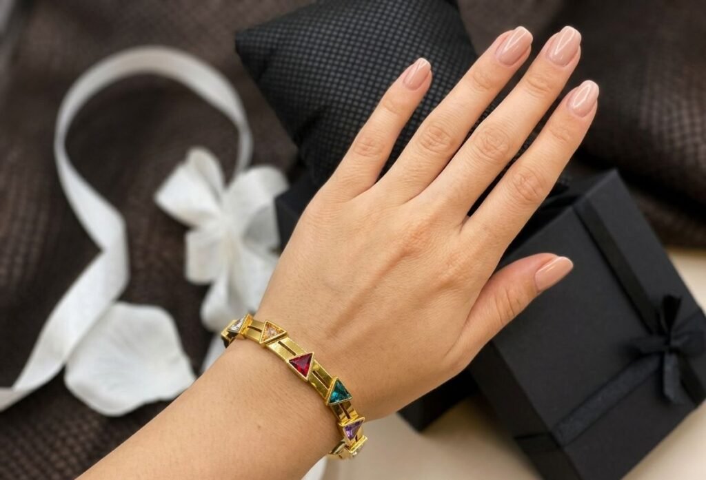 Multicolor Stone Bangle