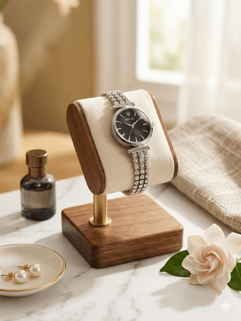 Silver Rolex Watch