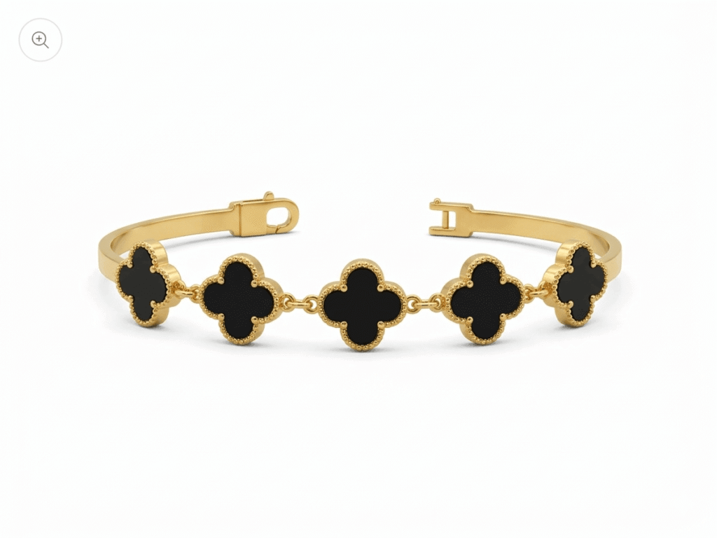 Onyx Bloom Bracelet