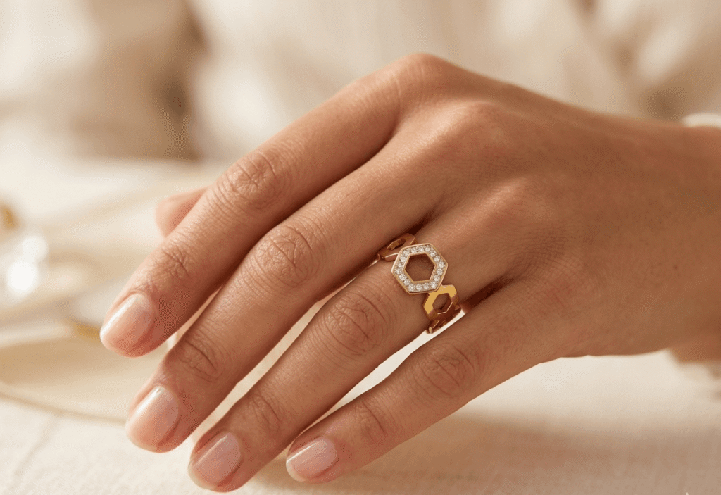 Sparkle Heart Ring