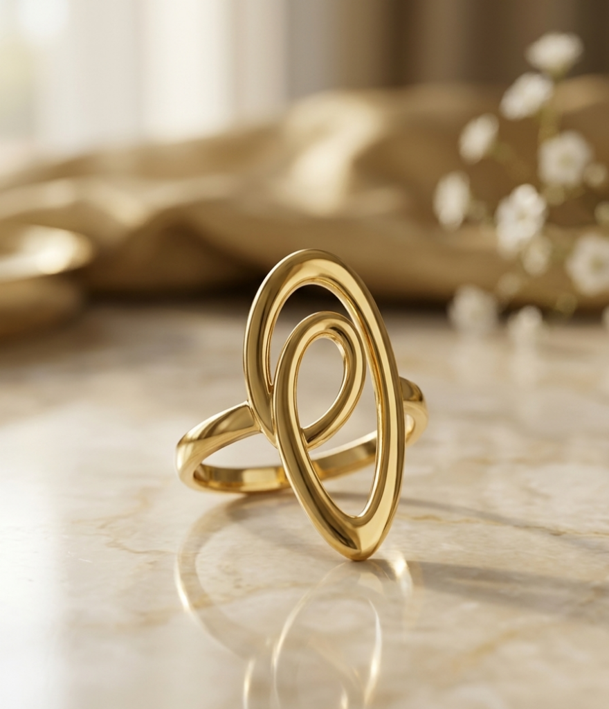 Modern Oval Ring