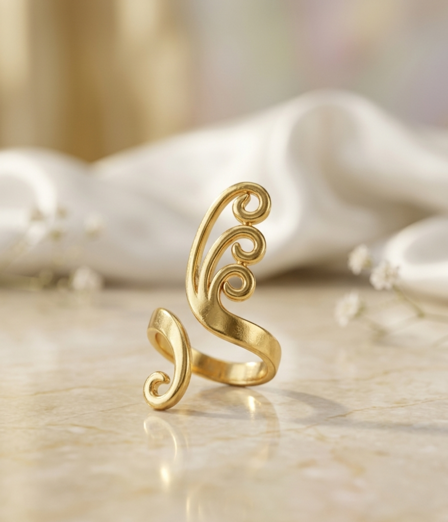 Golden Vine Ring