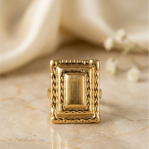 Gilded Frame Ring